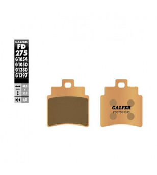 PLAQUETTE FREIN 78 GALFER G1380 ADAPT. AV/AR 125/250/300 SYM GTS / JOYMAX / GRAND DINK (PR) Plaquettes sur le site du spécial...