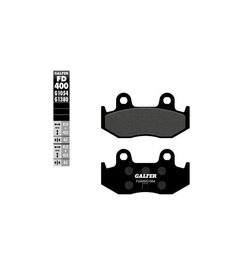 PLAQUETTE FREIN 81 GALFER G1054 ADAPT. AR 250/400 SUZUKI BURGMAN (PR) Plaquettes sur le site du spécialiste des deux roues O-...