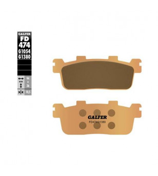 PLAQUETTE FREIN 82 GALFER G1380 ADAPT. AV 125/300 KYMCO K-XCT / PEOPLE / XCITING / 400 XMAX (PR) Plaquettes sur le site du sp...