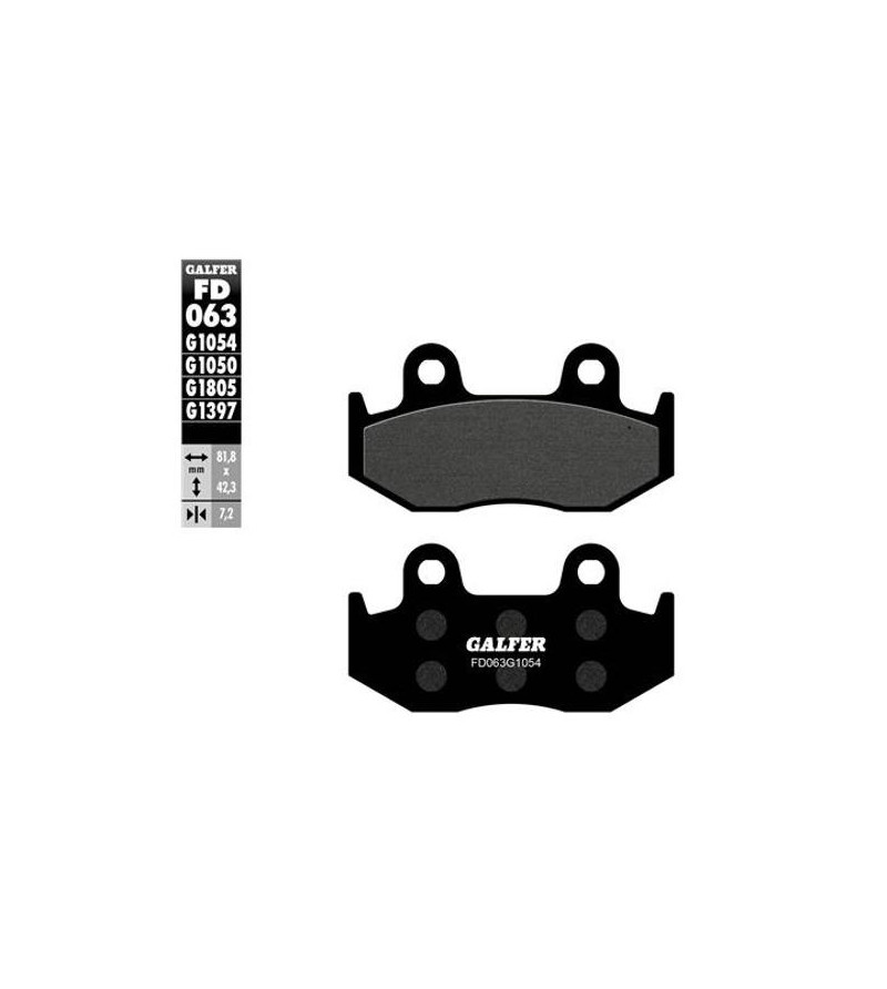 PLAQUETTE FREIN 86 GALFER G1054 ADAPT. AV/AR HYOSUNG / KYMCO / YAMAHA QUAD (PR) Plaquettes sur le site du spécialiste des deu...