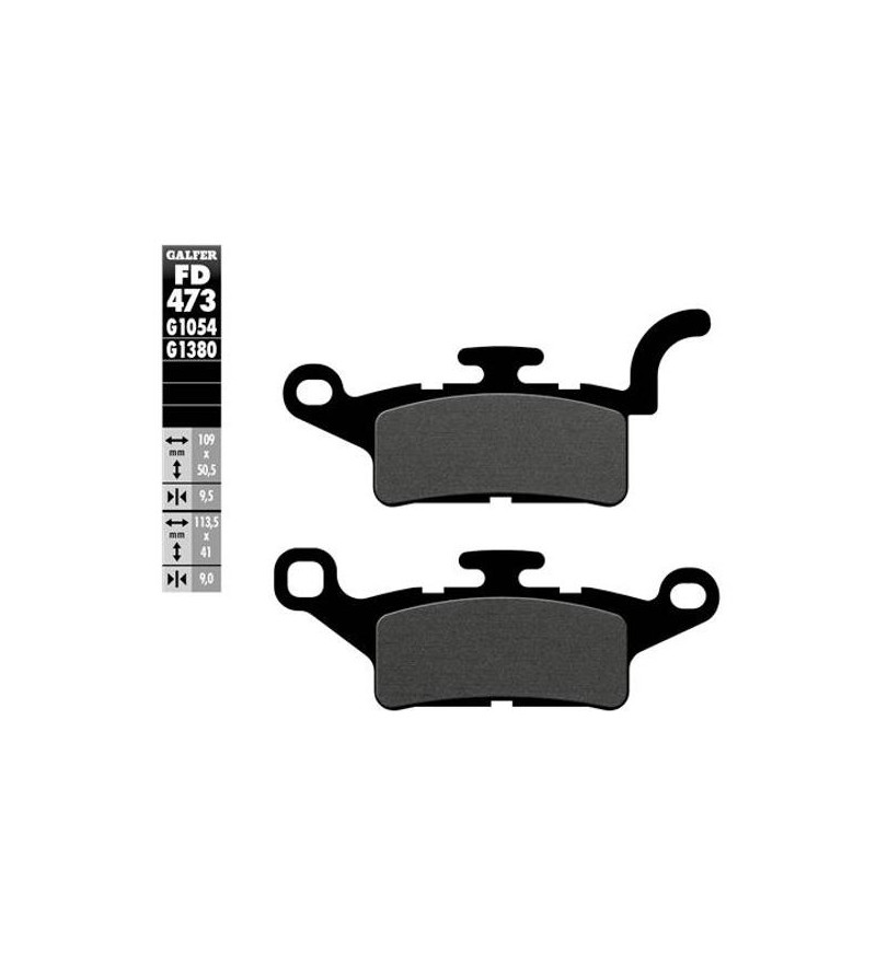 PLAQUETTE FREIN 92 GALFER G1054 ADAPT. AV 125 MBK XOVER / YAMAHA BW'S / XENTER (PR) Plaquettes sur le site du spécialiste des...