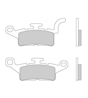 PLAQUETTE FREIN  92 GALFER G1054 ADAPT. AV 125 MBK XOVER/YAMAHA BW'S/XENTER (PR)