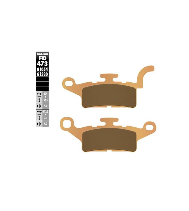 PLAQUETTE FREIN 92 GALFER G1380 ADAPT. AV 125 MBK XOVER / YAMAHA BW'S / XENTER (PR) Plaquettes sur le site du spécialiste des...