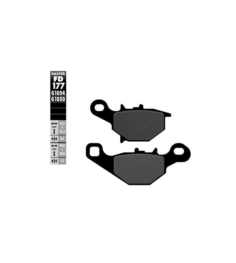 PLAQUETTE FREIN 101 GALFER G1050 ADAPT. AV SUZUKI AN / RM80/85 / KAWASAKI KMX (PR) Plaquettes sur le site du spécialiste des ...