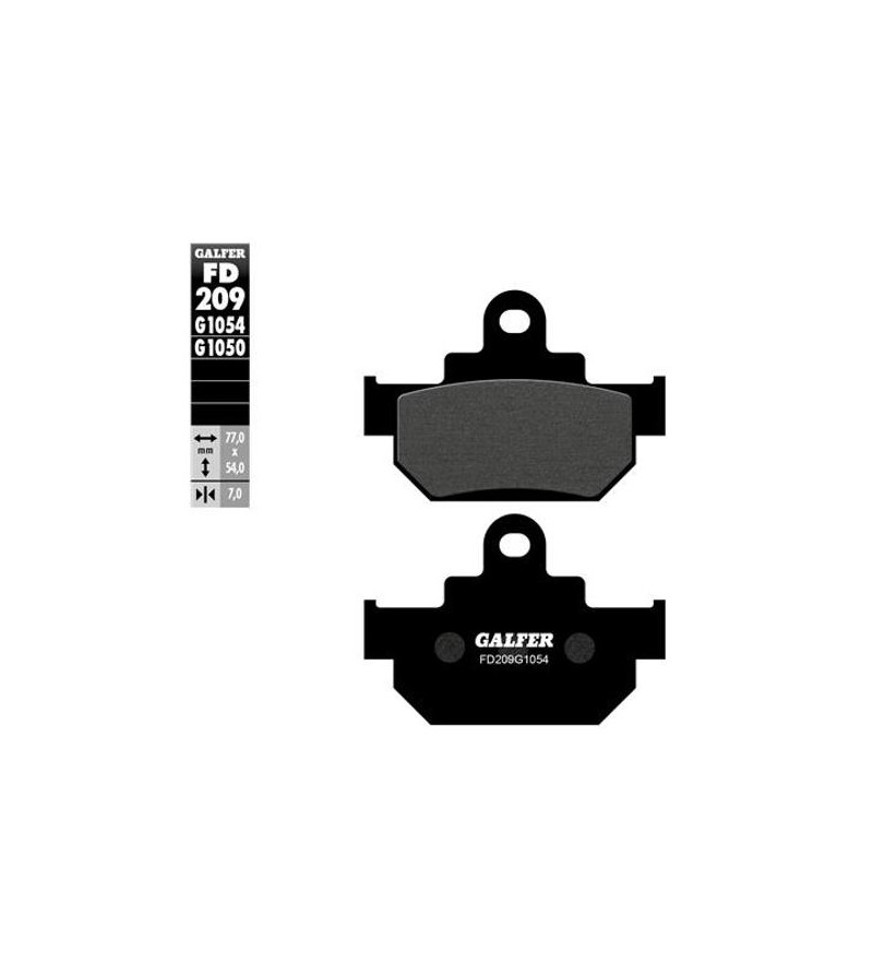 PLAQUETTE FREIN 105 GALFER G1054 ADAPT. AV 125/250 SUZUKI GZ / MARAUDER / INTRUDER (PR) Plaquettes sur le site du spécialiste...