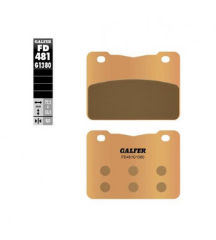 PLAQUETTE FREIN 113 GALFER G1380 ADAPT. AV 400/600 SYM MAXSYM Plaquettes sur le site du spécialiste des deux roues O-TAKET.COM