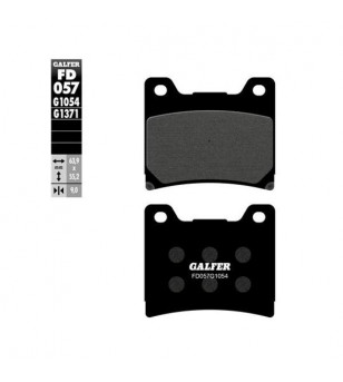 PLAQUETTE FREIN 116 GALFER G1054 AR YAMAHA 125 TZR / 850 TDM / TRX /1300 XJR (PR) Plaquettes sur le site du spécialiste des d...