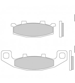 PLAQUETTE FREIN 124 GALFER G1054 AV/AR KAWASKI ZZR/ZEPHIR/ER5/SUZUKI DR800/400 BANDIT
