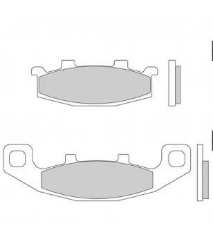 PLAQUETTE FREIN 124 GALFER G1054 AV/AR KAWASKI ZZR/ZEPHIR/ER5/SUZUKI DR800/400 BANDIT