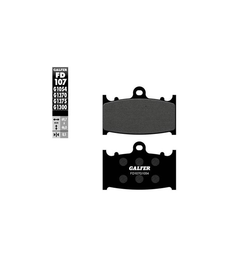 PLAQUETTE FREIN 132 GALFER G1054 AV 125/250/400 GAS GAS / KAWASAKI ZX6R / ZXR / SUZUKI Plaquettes sur le site du spécialiste ...
