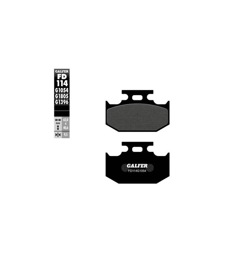 PLAQUETTE FREIN 135 GALFER G1054 AR KAWASAKI KDX / KLX / SUZUKI DR / YAMAHA DT125R /125 WR Plaquettes sur le site du spéciali...