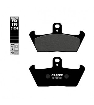 PLAQUETTE FREIN 136 GALFER G1054 AV 125 CAGIVA SUPER CITY (PR) Plaquettes sur le site du spécialiste des deux roues O-TAKET.COM