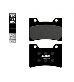 PLAQUETTE FREIN 138 GALFER G1054 AV YAMAHA FZR GENESIS / V-MAX 1200 / XJR 1200 (PR) Plaquettes sur le site du spécialiste des...