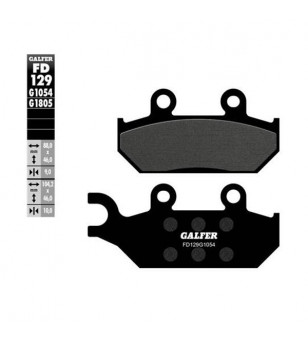 PLAQUETTE FREIN 139 GALFER G1054 AV YAMAHA 600 XT / XT TENERE (PR) Plaquettes sur le site du spécialiste des deux roues O-TAK...