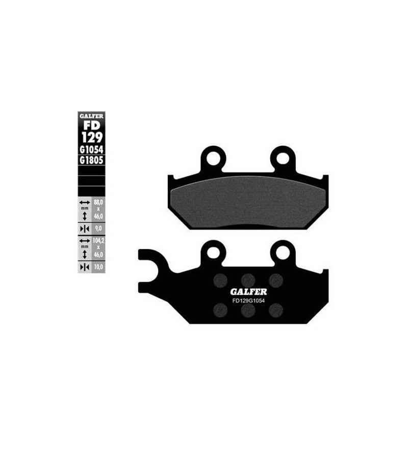 PLAQUETTE FREIN 139 GALFER G1054 AV YAMAHA 600 XT / XT TENERE (PR) Plaquettes sur le site du spécialiste des deux roues O-TAK...