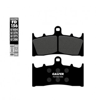 PLAQUETTE FREIN 142 GALFER G1054 AV KAWASAKI ZX-6R / ZX-9R / ZXR 1200 / SUZUKI GSX R 750/1000/1300 (PR) Plaquettes sur le sit...