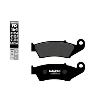 PLAQUETTE FREIN 144 GALFER G1054 AV BETA / APRILIA / GAS GAS / HM / HONDA / KAWASAKI / SUZUKI (PR) Plaquettes sur le site du ...