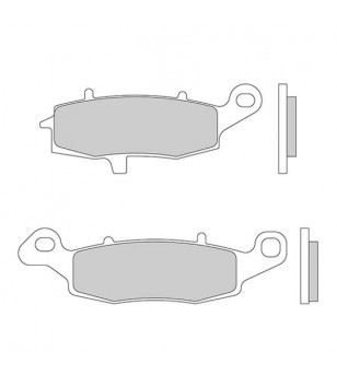 PLAQUETTE FREIN 150 GALFER G1054 AV KAWASAKI ER6/VERSYS/ZR7/SUZUKI 125 VANVAN/VSTROM (PR)