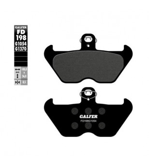 PLAQUETTE FREIN 152 GALFER G1054 AV BMW R80R/R850/R100/K1100/R1100/R1150/K1200/R1200 (PR) MOTO sur le site du spécialiste des...