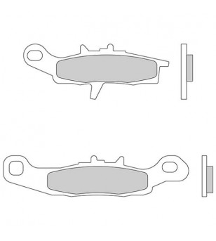 PLAQUETTE FREIN 153 GALFER G1054 AV KAWASAKI KX80/KX85/SUZUKI RM85 (PR)