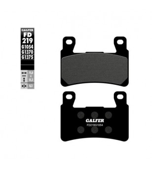 PLAQUETTE FREIN 156 GALFER G1054 AV HARLEY DAVIDSON / HONDA CBR 600/900 / CB 1300 / ZX-6R (PR) Plaquettes sur le site du spéc...