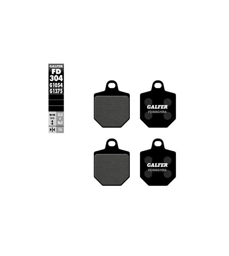 PLAQUETTE FREIN 173 GALFER G1054 AV 50/125/250/450 HM DERAPAGE / CRM / KTM 450/560 SMR (PR) Plaquettes sur le site du spécial...