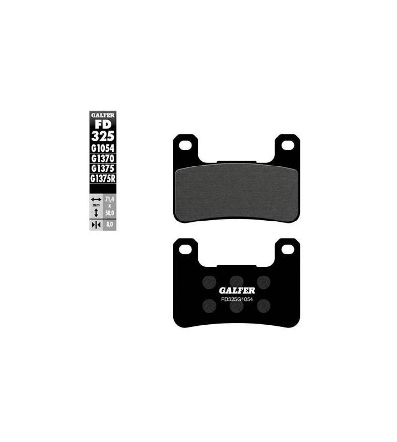 PLAQUETTE FREIN 175 GALFER G1054 AV KAWASAKI Z1000 / ZX-10R / GSX R600 / GSX RR100 / GSX R1300 (PR) Plaquettes sur le site du...
