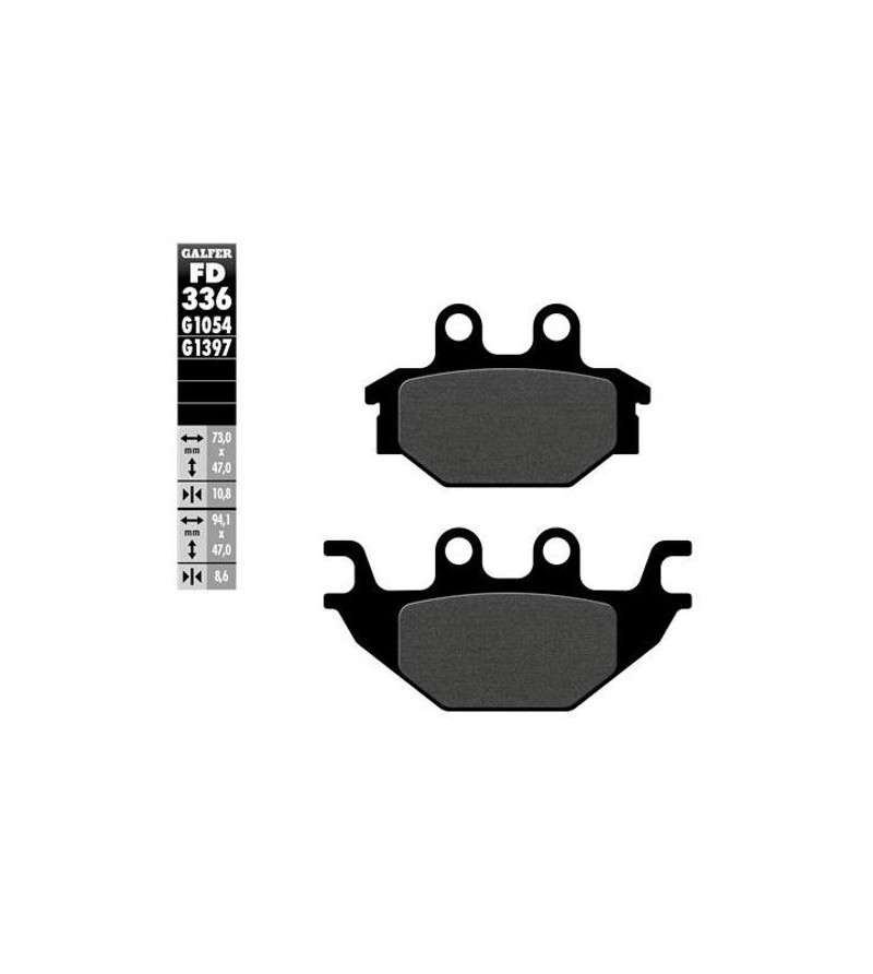 PLAQUETTE FREIN 179 GALFER G1054 AV QUAD ADLY / CAN-AM / KYMCO KXR / MX U / SYM / YAMAHA YZF125 (PR) Plaquettes sur le site d...