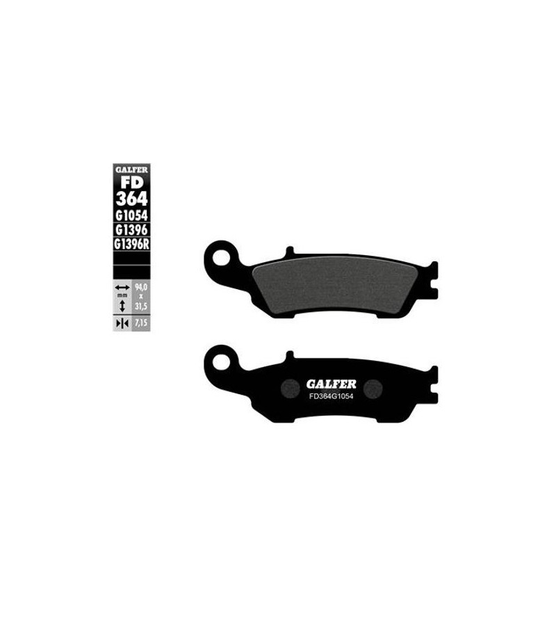 PLAQUETTE FREIN 183 GALFER G1054 AV YAMAHA 125/250/450 YZ/WR (PR) Plaquettes sur le site du spécialiste des deux roues O-TAKE...