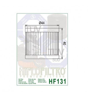 FILTRE A HUILE MOTO HIFLOFILTRO HF131 ADAPT. 125 HYOSUNG COMET/125 SUZUKI GSX-R/GSX-S