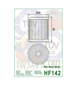 FILTRE A HUILE MOTO HIFLOFILTRO HF142 Filtres à huile sur le site du spécialiste des deux roues O-TAKET.COM