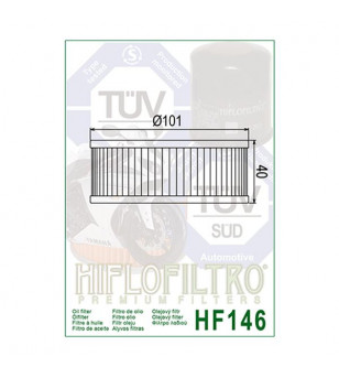 FILTRE A HUILE MOTO HIFLOFILTRO HF146