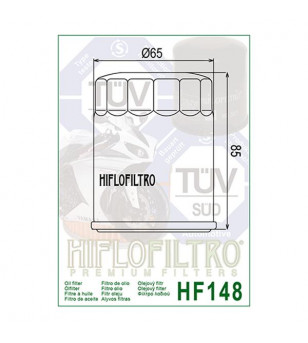 FILTRE A HUILE MOTO HIFLOFILTRO HF148 Filtres à huile sur le site du spécialiste des deux roues O-TAKET.COM