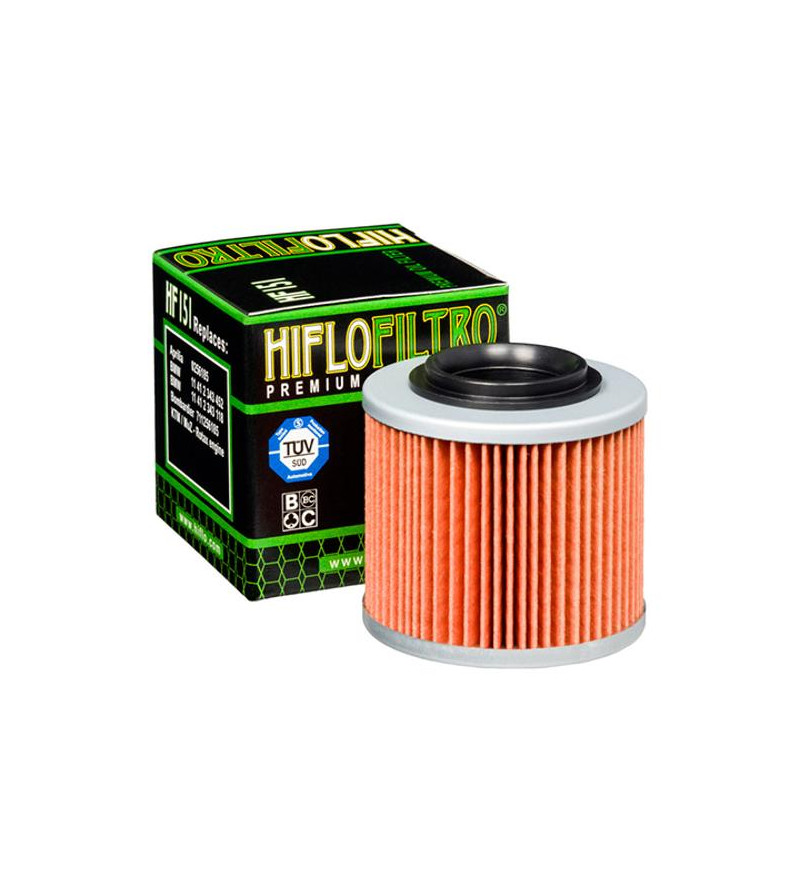 FILTRE A HUILE MOTO HIFLOFILTRO HF151 Filtres à huile sur le site du spécialiste des deux roues O-TAKET.COM