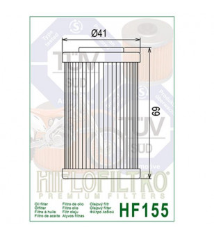 FILTRE A HUILE MOTO HIFLOFILTRO HF155