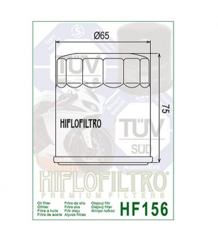 FILTRE A HUILE MOTO HIFLOFILTRO HF156