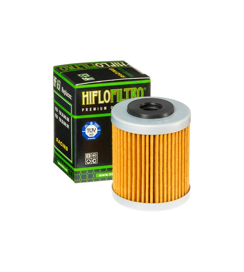 FILTRE A HUILE MOTO HIFLOFILTRO HF651 Filtres à huile sur le site du spécialiste des deux roues O-TAKET.COM