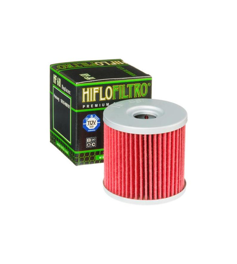 FILTRE A HUILE MOTO HIFLOFILTRO HF681 ADAPT. 650 HYOSUNG COMET / AQUILA Filtres à huile sur le site du spécialiste des deux r...