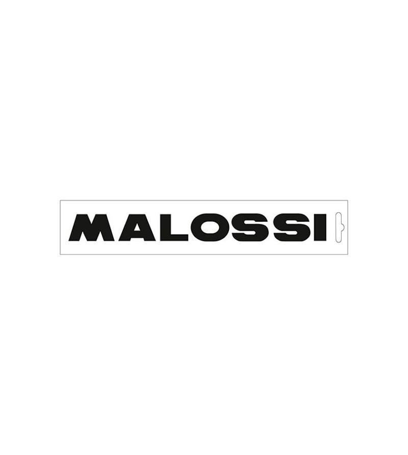 AUTOCOLLANT MARQUE MALOSSI NOIR (14CM) Autocollant sur le site du spécialiste des deux roues O-TAKET.COM