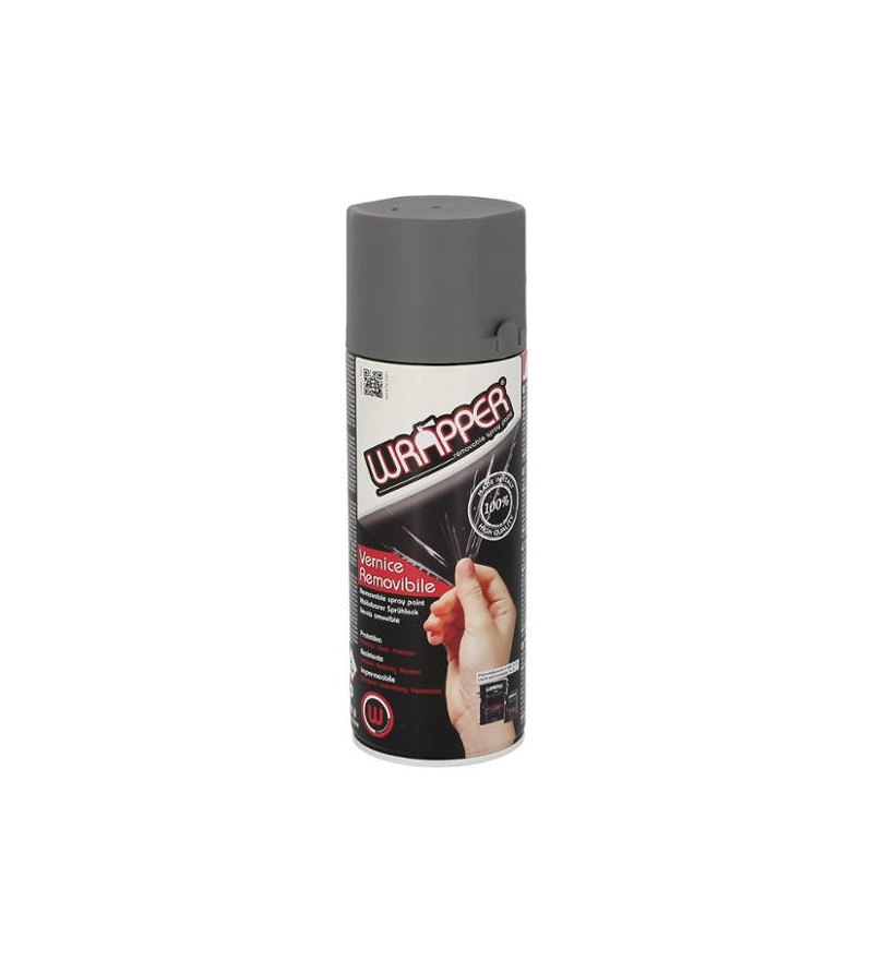 BOMBE PEINTURE WRAPPER PAR HQS GRIS NARDO (400ML) - RETIRABLE PEINTURES sur le site du spécialiste des deux roues O-TAKET.COM BOMBE PEINTURE WRAPPER PAR HQS GRIS NARDO (400ML) - RETIRABLE PEINTURES sur le site du spécialiste des deux roues O-TAKET.COM