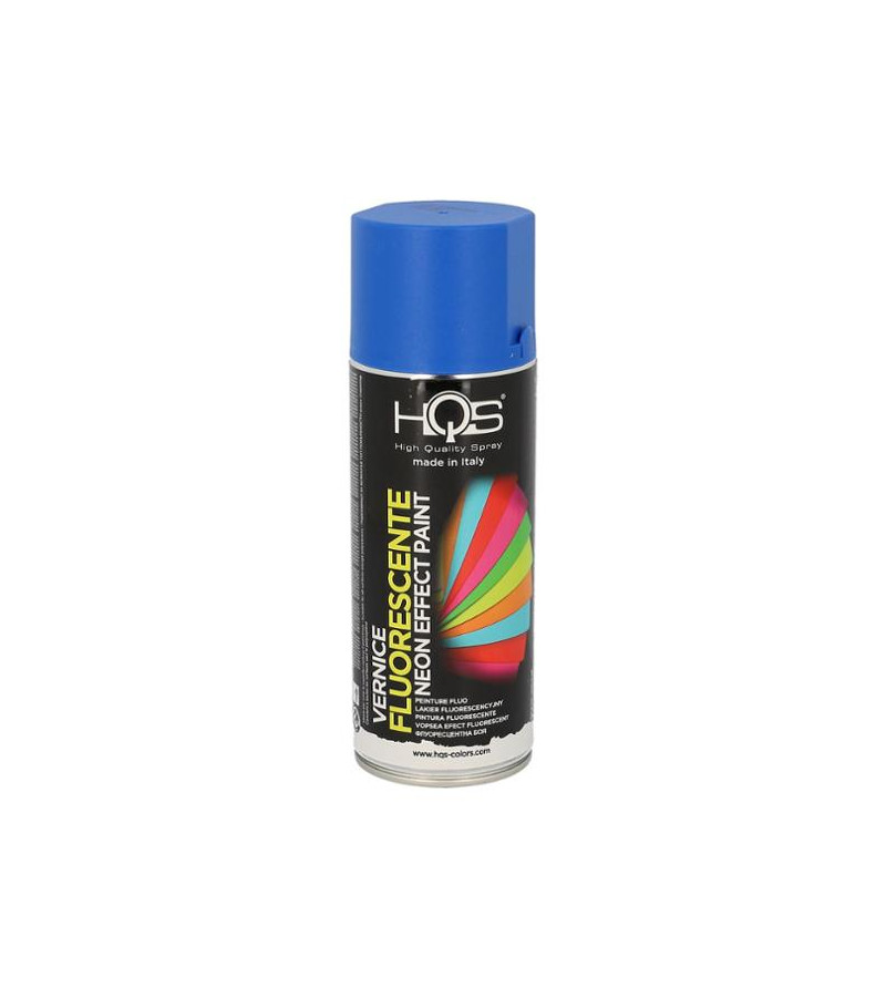 BOMBE PEINTURE HQS FLUO BLEU (400ML) PEINTURES sur le site du spécialiste des deux roues O-TAKET.COM