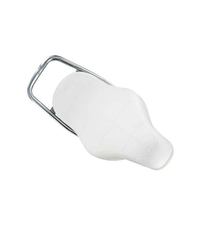SELLE CYCLO ADAPT. 103 AVEC MARQUAGE PEUGEOT TYPE CHOPPER BLANC Selles sur le site du spécialiste des deux roues O-TAKET.COM