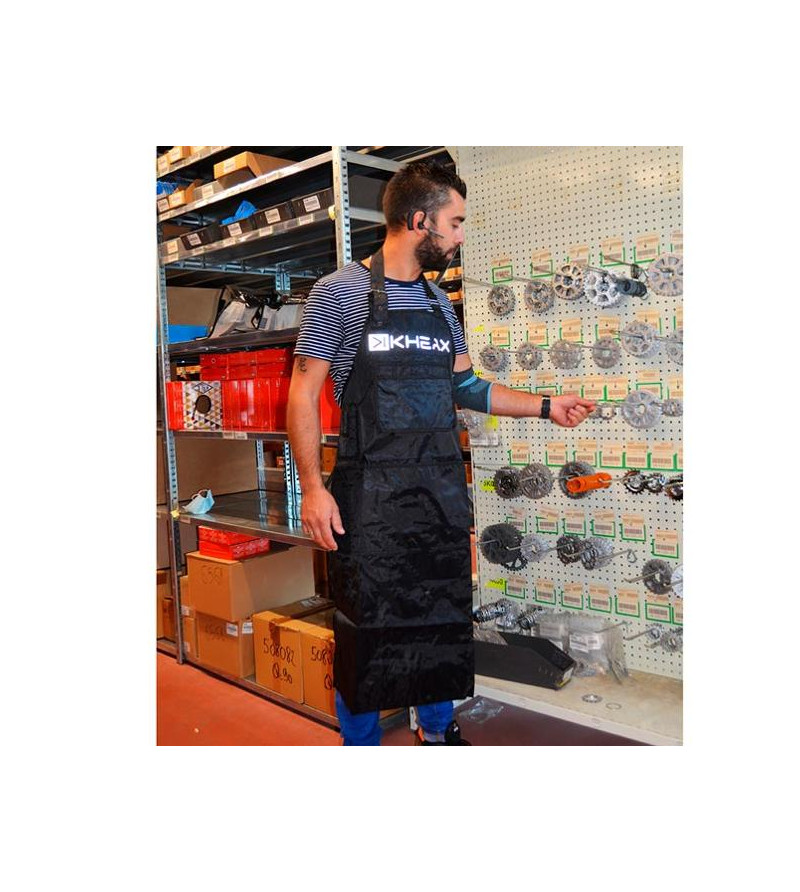 OUTIL REPARATION - TABLIER ATELIER KHEAX MULTI-POCHES NOIR T.UNIQUE - 100 % TOILE OXFORD OUTILLAGES sur le site du spécialist... OUTIL REPARATION - TABLIER ATELIER KHEAX MULTI-POCHES NOIR T.UNIQUE - 100 % TOILE OXFORD OUTILLAGES sur le site du spécialist...