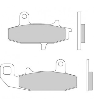 PLAQUETTE FREIN 129 GALFER FD101 G1054 AV SUZUKI DR650/800 (PR)