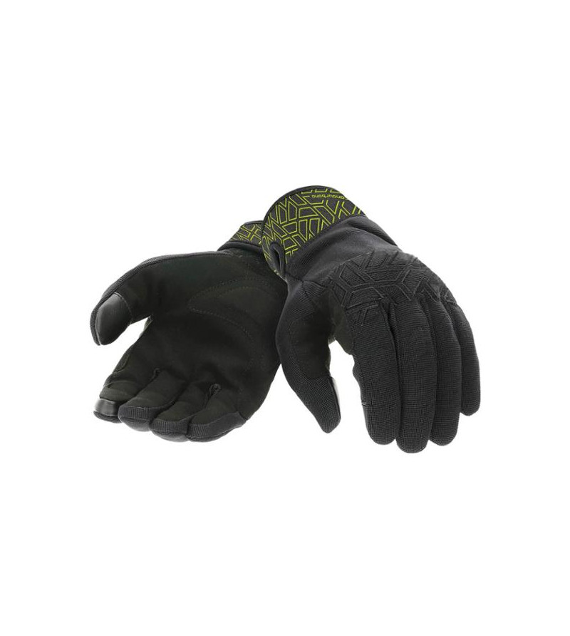 GANT TUCANO ETE MIKY - NOIR / GRAPHIC JAUNE FLUO T 09 (PR) M - EPI 1 Gants Été sur le site du spécialiste des deux roues O-TA...