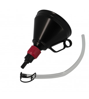 ENTONNOIR ROND DIAMETRE 165 AVEC FLEXIBLE ET BOUCHON SOUPLE 40 CM