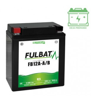 BATTERIE FB12A-A/B FULBAT 12V12AH LG134 L80 H161 (GEL - SANS ENTRETIEN) - ACTIVEE USINE