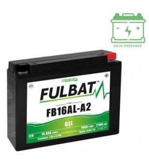 BATTERIE FB16AL-A2 FULBAT 12V16AH LG205 L70 H162 (GEL - SANS ENTRETIEN) - ACTIVEE USINE