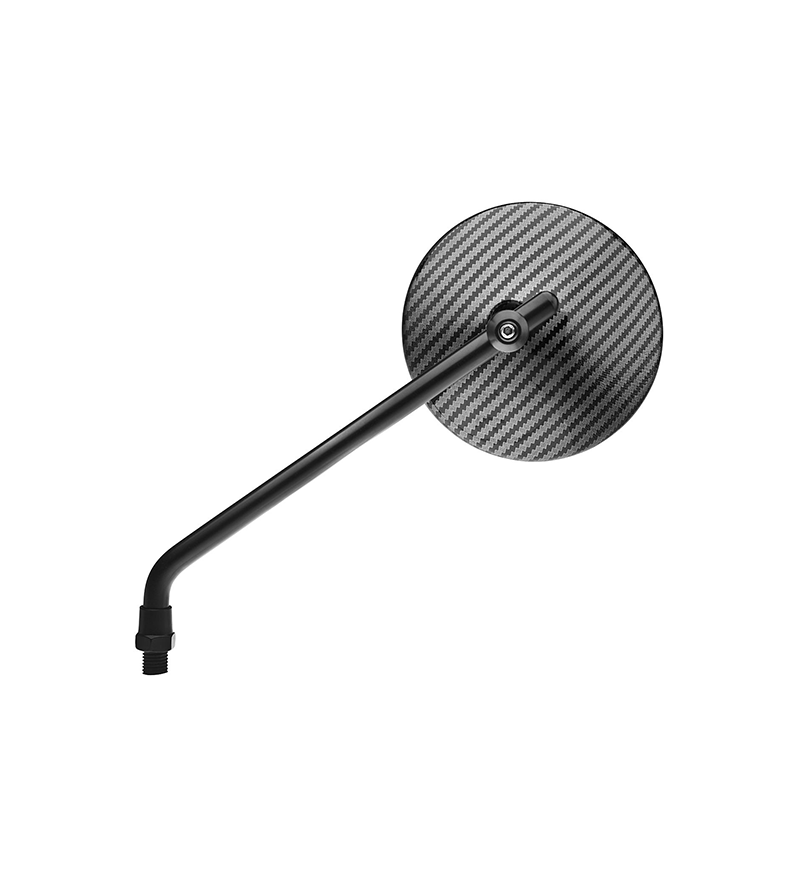 RETRO UNIVERSEL FAR 7666 CARBONE LOOK ROND AJUSTABLE (REVERSIBLE) (X1) D10 MOTO sur le site du spécialiste des deux roues O-T...
