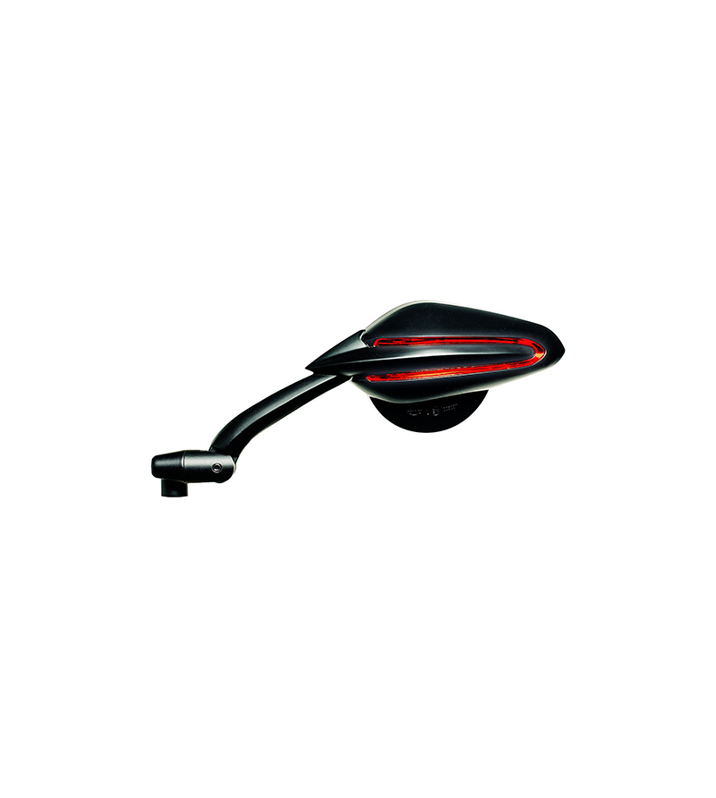 RETRO UNIVERSEL FAR SUPER VIPER NOIR AVEC CLIGNOTANT LED (DROIT) (X1) MOTO sur le site du spécialiste des deux roues O-TAKET.COM